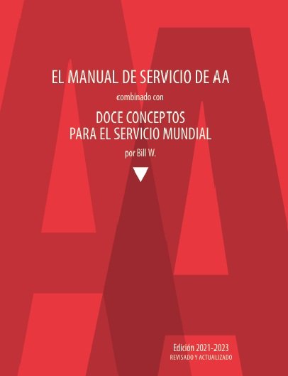 Portada del Manual de Servicio de A.A.